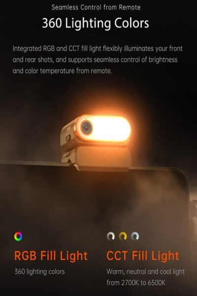 hohem iSteady M7 Gimbal Stabilizer for iPhone Android Smartphone with AI Tracking,3-Axis Phone Gimbal with Fill Light and 1.4" Detachable Touchscreen Remote Control for YouTube TikTok Vlogging Travel - 이미지 4