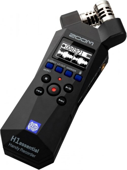 Zoom H1essential Stereo Handy Recorder (2024 Model, Essential Series) with 32-Bit Float, Accessibility, X/Y Microphones, USB Microphone, Portable, for Musicians, Podcasters, Filmmakers - 이미지 3