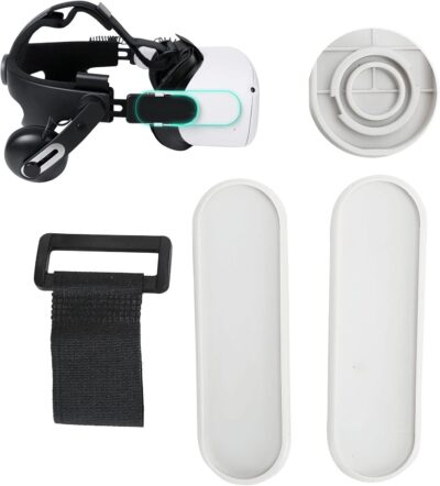 Headset Connector Strap Adapter, Smart Firmly Connected VR Adapter Head Strap Virtual Reality Headstrap for 2/for HTC Vive - 이미지 2