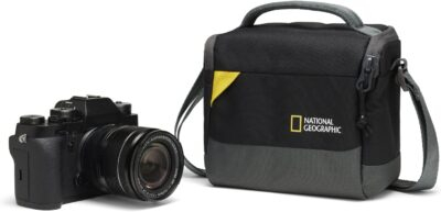 National Geographic Shoulder Bag Small, Camera Bag for DSLR and Mirrorless with Lens, and Accessories, Batteries, Cables, Adjustable Strap, Ultra-Lightweight, NG E1 2360, Black [Amazon Exclusive] - 이미지 5