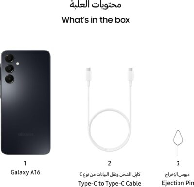 Samsung Galaxy A16 4G LTE (128GB + 4GB) International Model SM-A165F/DS Factory Unlocked, 6.7", Dual SIM, 50MP Triple Camera (Case Bundle), Black - 이미지 9