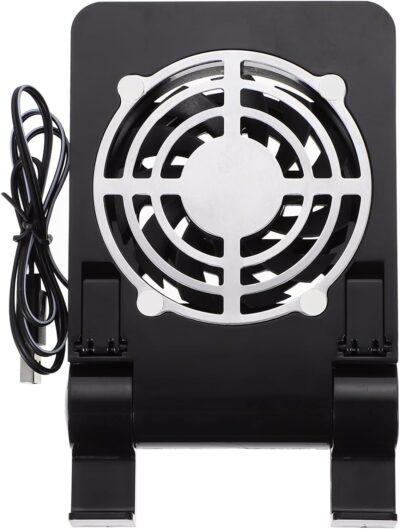 Laptop Stand with Cooling Fan Cell Phone Stand with Cooler Stable Cooling Holder with Quiet Fan Computer Blower Cellphone Cooler Holder Game Machine Radiator USB Foldable - 이미지 7