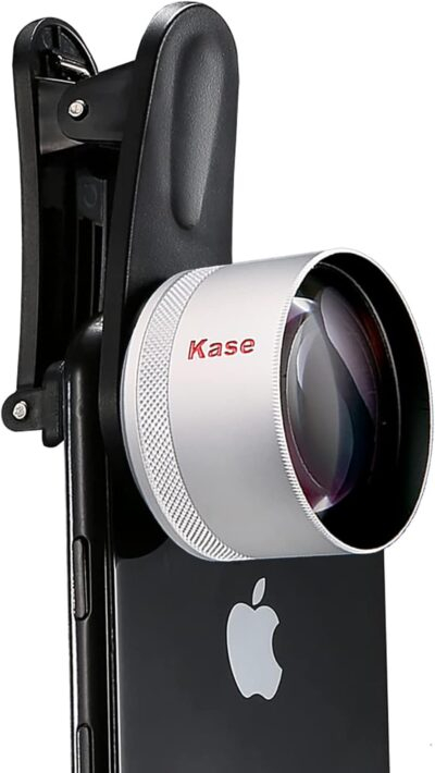 Kase HD Master Macro Lens for iPhone 16 15 14 13 12 Samsung Pixel Android, Macro Photography Phone Camera Lens Attachment, Long Shoot Distance 40-85mm
