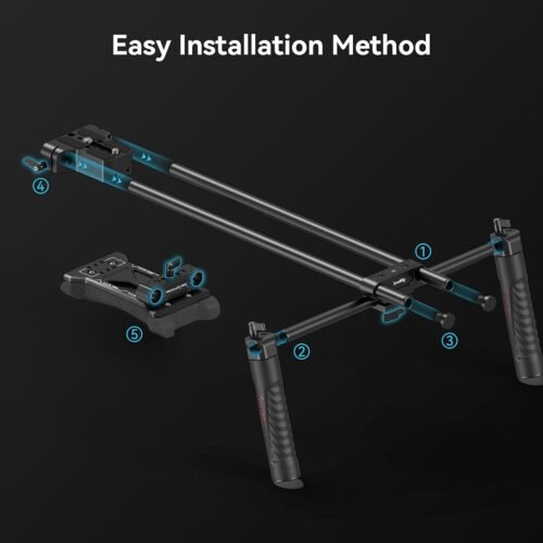 SMALLRIG Universal Basic Camera Shoulder Mount Kit for DSLR, Mirrorless, and Small Camera Shoulder Rig - 2896 - 이미지 6