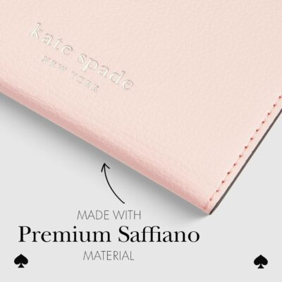 kate spade new york Morgan Magnetic Phone Wallet/Card Holder - Compatible with MagSafe Phones and Cases - Chalk Pink - 이미지 3