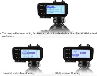 Godox X2T-C TTL Wireless Flash Trigger for Canon, Support 1/8000s HSS Function, 5 Dedicated Group Button and 3 Function Button for Quick Setting - 이미지 5