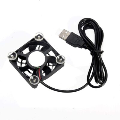 Portable Cell Phone Cooler, Stickable USB Cooling Pad for Cellphone, Compact Fan Holder Phone Cooler, Universal Cooling Fan for Mobile Phone Tablet (Black),free size - 이미지 5