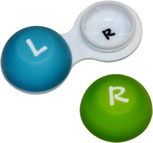 Flents Soft Grip Contact Lens Case, Travel-Sized, Leak-Proof Design, Durable and Sturdy, Soft Grip, Daily Usage and Easy to Use, Color May Vary, BPA Free - 이미지 2