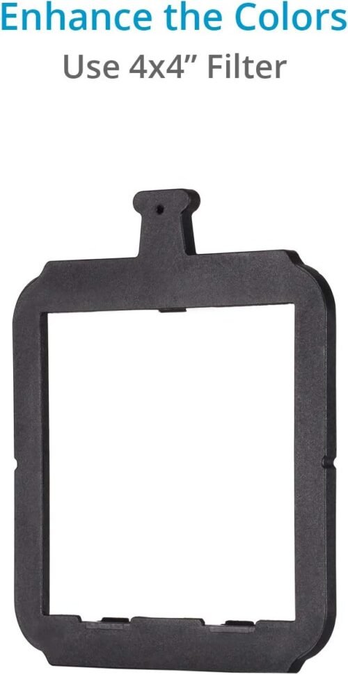 Camshade Video Matte Box for Lenses Upto 105mm Diameter. Top, Extendable Side Flags & Knicker-Complete Protection from Flares. 4x4 Filter Holder, 15mm Rod Adapter & Tool-Less (MB-CMS) - 이미지 5