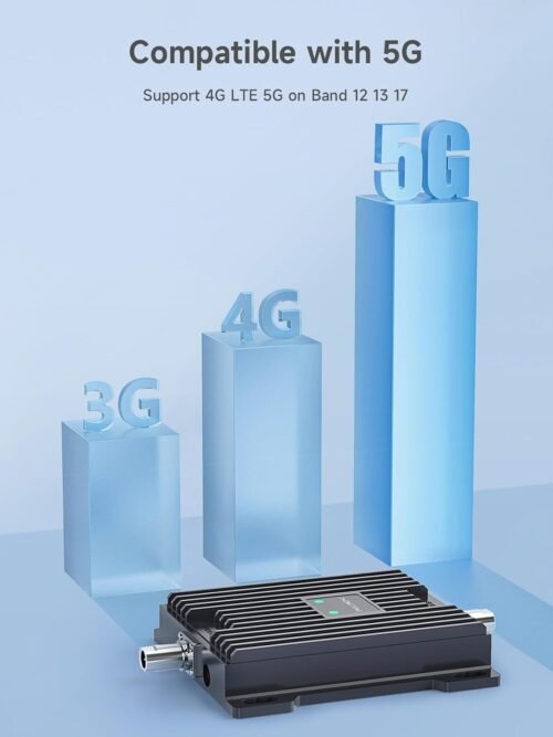 Cell Phone Signal Booster for Car, SUV and Truck | Boosts 5G 4G LTE Data & Volte on Band 12/13/17 | Omni-Directional Roof Antenna Easy Installation | FCC Approved - 이미지 5