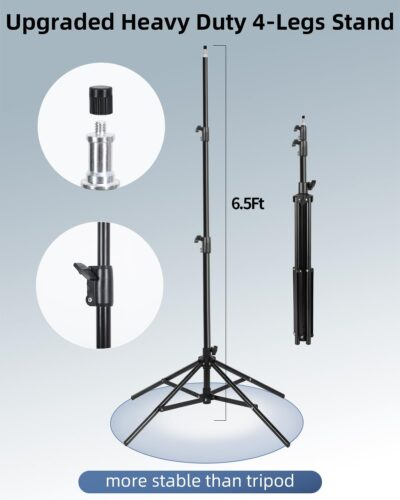Skytex Softbox Lighting Kit 3Pack, 20x28in Soft Box | 135W 5500K E27 Bulb Continuous Photography Lighting, Photo Studio Lights Equipment for Camera Shooting, Video Recording - 이미지 5