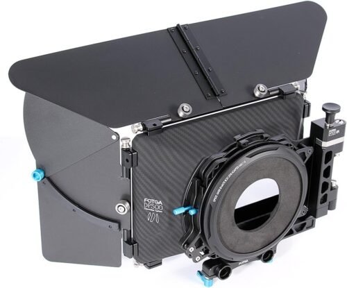 Fotga DP500III Pro 15mm Rail 4x4 DSLR Swing-Away Matte Box w/Donuts for Sony A7R A7S II III A9 GH6 S5II for Canon 5D 6D 7D R8 R10 R5C FS7 C300 C500 BMPCC 4K 6K Ursa Mini RED DSLR Video Cinema Camera - 이미지 2