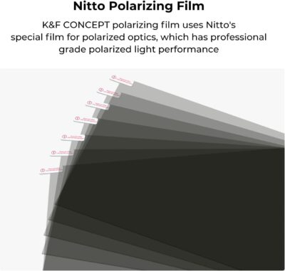 K&F Concept Linear Polarizing Film A4 Polarized Film Sheets Optical 20x30cm for Screen Educational Physics - 이미지 4