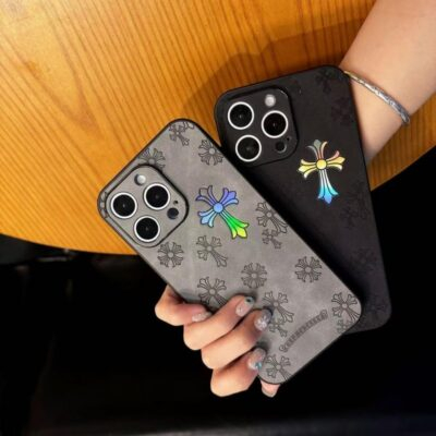 for iPhone 12 13 14 15 16 Pro Max Phone Case Jesus Cross Fashion Pattern Design Shockproof Case for Men and Women (Black, IP 13) - 이미지 8
