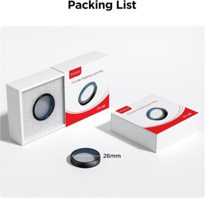 VIOFO CPL Filter Anti-Glare Circular Polarizing Lens for A329 series/A229 series/A139Pro/T130/WM1 Dash Cam - 이미지 9