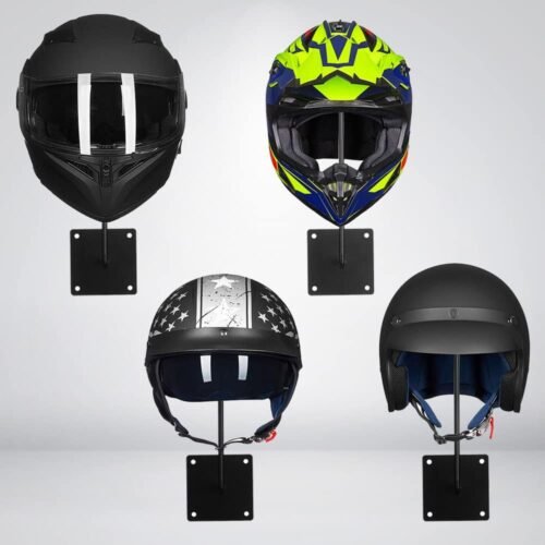 ILM Helmet Holder Rack Hook Helmts Stand Wall Mount Jacket Hanger Motorcycle Accessories - 이미지 4
