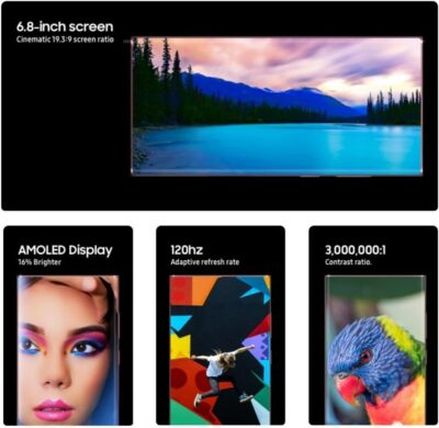SAMSUNG Galaxy S22 Ultra 5G, US Version, 512GB, Phantom Black - Unlocked (Renewed) - 이미지 4