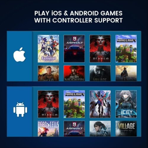 GameSir X2s Bluetooth Mobile Gaming Controller for iPhone/Android, Phone Controller with 500mAh Battery, Hall Effect Sticks & Analog Trigger, for CODM, Zenless Zone Zero, Delta Emulator, Cloud Gaming - 이미지 9