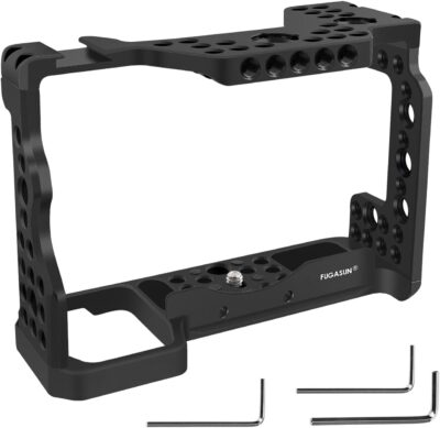 A7ii A7Riii A7iii cage,A9 / A7III / A7M3 / A7Riii / A7ii Camera Cage for Sony A9 A7M3 A7III A73 A7RIII A7R3 A7II Camera Case Rig Cold Shoe