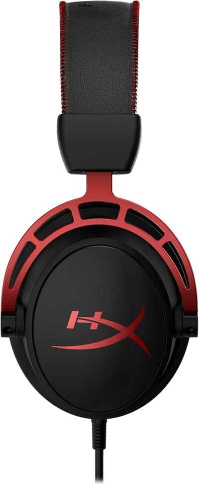 HyperX Cloud Alpha - Gaming Headset, Dual Chamber Drivers, Legendary Comfort, Aluminum Frame, Detachable Microphone, Works on PC, PS4, PS5, Xbox One/ Series X|S, Nintendo Switch and Mobile – Red - 이미지 5