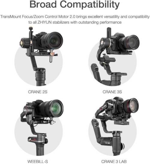 Zhiyun CMF-06 TransMount Servo Follow Focus/Zoom Controller for Zhiyun WEEBILL S/Crane 3/Crane 3S/ Crane 2S Gimbal Handheld Stabilizer - 이미지 6