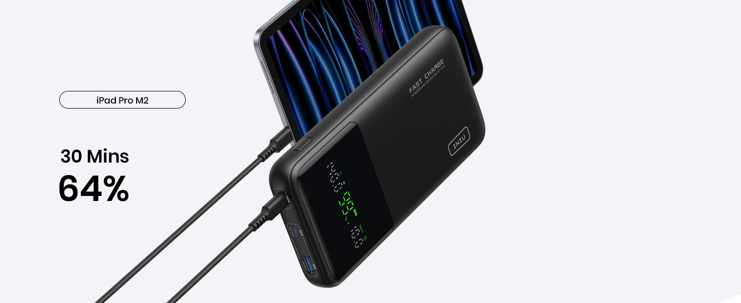INIU 140W Power Bank, 27000mAh High Capacity Laptop Portable Charger, USB C in&Out Tablet Powerbank, Digital Display Phone Charger, Travel Charger Compatible with iPhone 16, iPad, MacBook, Laptop etc. 14 INIU 140W Power Bank, 27000mAh High Capacity Laptop Portable Charger, USB C in&Out Tablet Powerbank, Digital Display Phone Charger, Travel Charger Compatible with iPhone 16, iPad, MacBook, Laptop etc.-