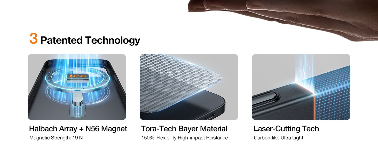 TORRAS Magnetic Slim-Fit for iPhone 15 Pro Max Case, Ultra-Thin 15 ProMax Phone Case Compatible with MagSafe, Lightweight Anti-Scratch Matte Hard for iPhone 15 ProMax Case 6.7 inch OriginFit, Black 12 TORRAS Magnetic Slim-Fit for iPhone 15 Pro Max Case, Ultra-Thin 15 ProMax Phone Case Compatible with MagSafe, Lightweight Anti-Scratch Matte Hard for iPhone 15 ProMax Case 6.7 inch OriginFit, Black-
