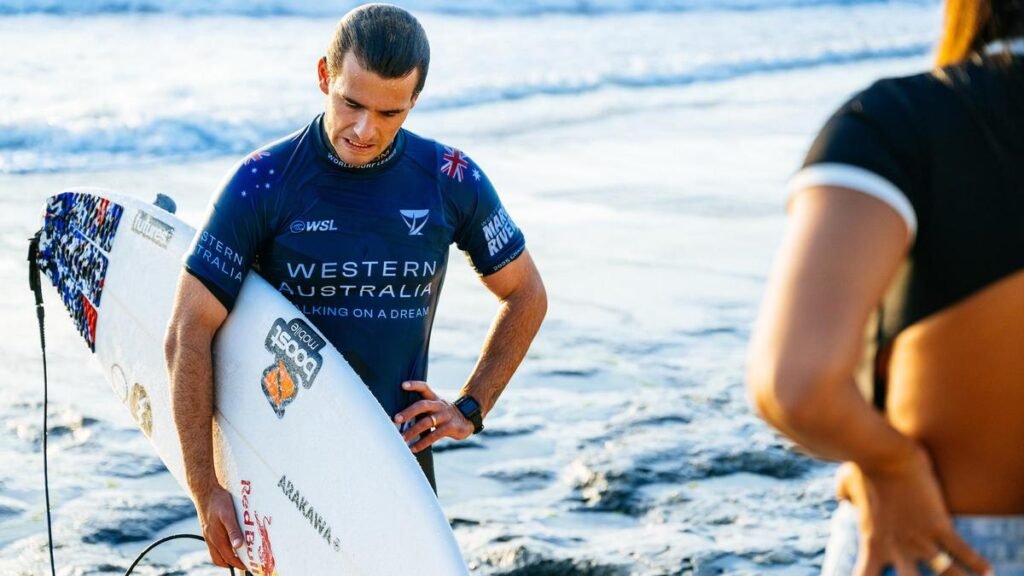 Margaret River’s Jack Robinson makes an early exit from his home World Surf League event