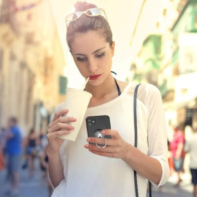 6 Pieces 3-in-1 Multipurpose Mobile Phone Bracket Holder 360 Degree Rotation Cell Phone Ring Stand for Car Home, 5 Colors - 이미지 6