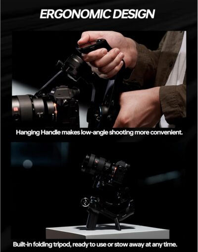 FeiyuTech SCORP-C Camera Stabilizer Handheld Gimbal for DSLR&Mirrorless Camera Fits Sony/Canon/Nikon/Panasonic/Fujifilm,Max 5.51lbs Professional 3-Axis Video Stabilizer,Official-Authorized - 이미지 3