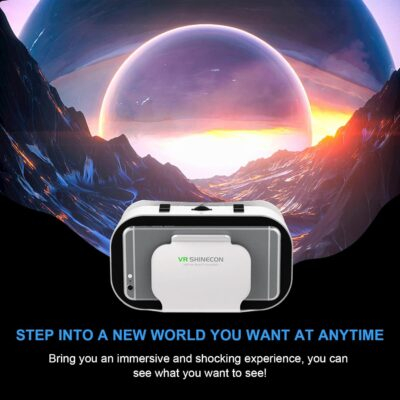 VR Headset,3D VR Glasses Virtual Reality Headset for iPhone & Android with Controller, Compatible 4.7-6.5 inch, Adjustable Universal Virtual Reality Goggles for Kids & Adults - 이미지 5