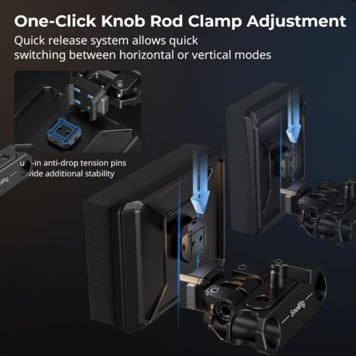 SMALLRIG Lightweight Chest Pad with 15mm LWS Rod Clamp for Handheld Camera Operation - MD3183 - 이미지 5