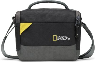 National Geographic Shoulder Bag Small, Camera Bag for DSLR and Mirrorless with Lens, and Accessories, Batteries, Cables, Adjustable Strap, Ultra-Lightweight, NG E1 2360, Black [Amazon Exclusive] - 이미지 2