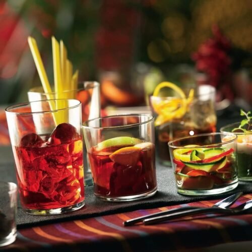 Bormioli Rocco Bodega Collection Glassware – Set Of 12 Medium 12 Ounce Drinking Glasses For Water, Beverages & Cocktails – 12oz Clear Tempered Glass Tumblers - 이미지 4