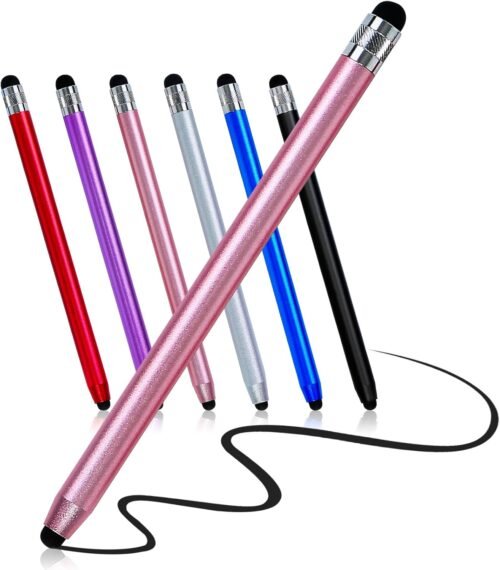 Stylus Pen for Touchscreen, 6 Pack Stylus Pen for iPad with High Precision & Sensitivity, Kurulo Universal Stylus Pen for Touch Screen, Stylus Pencil for Apple iPhone Android Tablet Samsung