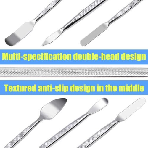 6 Piece Metal Spudger Pry Tool Kit for Electronics Repair with Laptop, Cell Phone, Tablet, Computer, Electronics Repair - 이미지 2