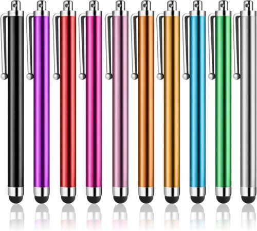 Stylus Pens for Touch Screens, AGREJO High Precision Universal Stylus for iPad iPhone Tablets Samsung Galaxy All Capacitive Touch Screens (10-Pack)
