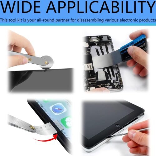 6 Piece Metal Spudger Pry Tool Kit for Electronics Repair with Laptop, Cell Phone, Tablet, Computer, Electronics Repair - 이미지 5