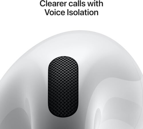 Apple AirPods 4 Wireless Earbuds, Bluetooth Headphones, Personalized Spatial Audio, Sweat and Water Resistant, USB-C Charging Case, H2 Chip, Up to 30 Hours of Battery Life, Effortless Setup for iPhone - 이미지 5