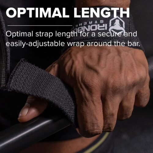 Lifting Wrist Straps for Weightlifting (1 Pair) – Padded Lifting Straps for Deadlifts, Powerlifting, Strength Training & Bodybuilding – Gym Straps for Men & Women - 이미지 7