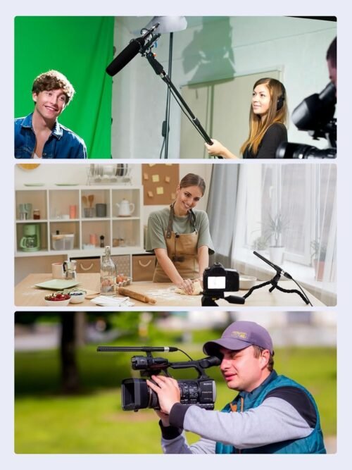 SYNCO D2 XLR Shotgun Microphone, Hypercardioid Condenser Mic for Camcorder, DSLR, Audio & Video Recording, Professional Directional Mic with XLR Output - 이미지 4
