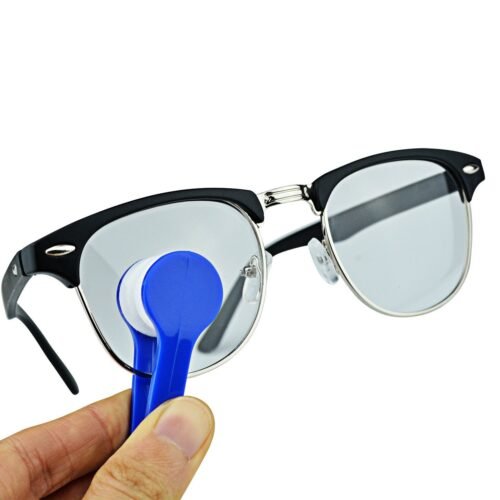 12 pcs Mini Sun Glasses Eyeglass Microfiber Spectacles Cleaner Brush Cleaning Tool（Random Color） - 이미지 2