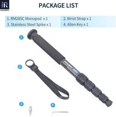 Carbon Fiber Camera Monopod INNOREL RM285C Professional Portable Compact Lightweight Travel 5-Section Monopod for Canon Nikon Sony DSLR Camera Video Camcorder DV Photography Bracket Load 22lbs/10kg - 이미지 8