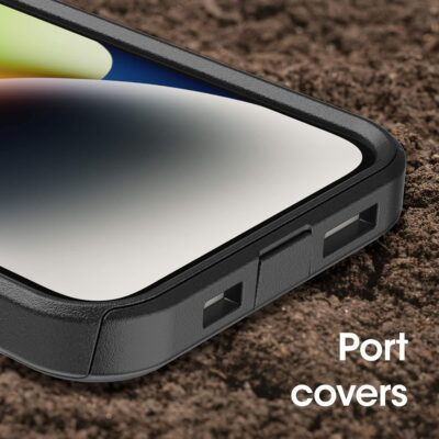 OtterBox iPhone 14 & iPhone 13 Commuter Series Case - Black, Slim & Tough, Pocket-Friendly, with Port Protection - 이미지 5