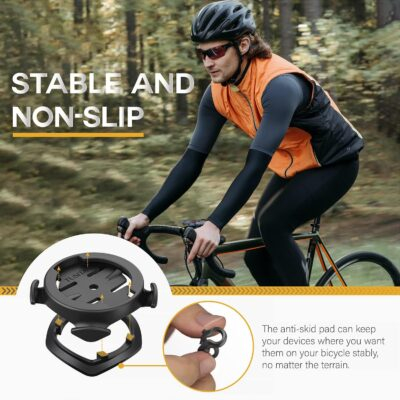TUSITA 2 in 1 Bike Mount Quick Release, Quarter Turn Compatible with Garmin Edge GPS Computer, iPhone 14 13 12 Pro Max, Samsung Galaxy Note 20 S21 Ultra All 4.7"-6.9" Phones - Cycling Accessories - 이미지 4