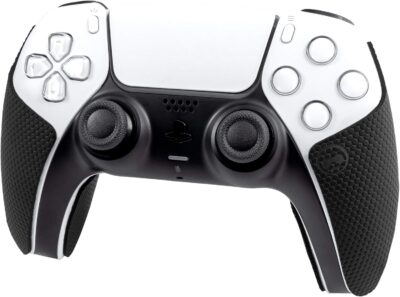 KontrolFreek Performance Grips for PlayStation 5 (PS5) Controller (Nightfall Black) - 이미지 2
