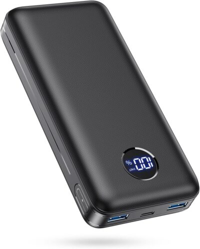 Portable Charger 40000mah Power Bank, USB-C (22.5W) Fast Charging Battery Pack Portable Phone Charger for iPhone 15/14/13 Series, Android Samsung Galaxy, for Travel Camping - Black