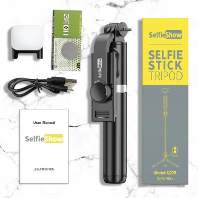 Portable 41 Inch Selfie Stick Phone Tripod with Wireless Remote Extendable Tripod Stand 360 Rotation Compatible with iPhone 14 13 12 11 pro Xs Max Xr X 8 7 6 Plus, Android Samsung Smartphone - 이미지 8