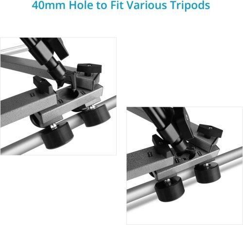 PROAIM Swift Dolly with 12ft Straight Track for Jib Camera Crane. Built for Light Travel & Quick Setup. Payload: Dolly - 159kg /350lb (P-SFT-DT-12) - 이미지 3