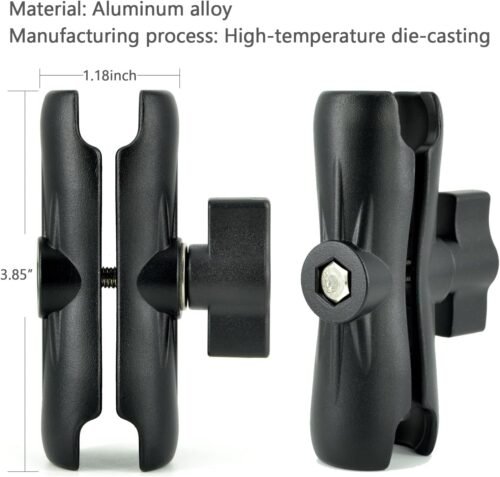 Aluminum Camera Mounts Heavy Duty Camera/Video Cameras Wall Mount Free Rotation 1/4"-20x0.25 & Compatible with RAM B Size 1" Ball Components - 이미지 7